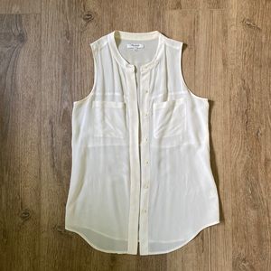 Madewell - Silk Tank - Size S - Ivory/Cream